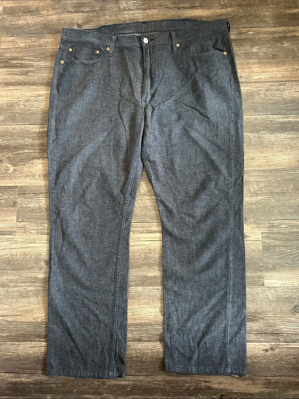 Levi's Men's Charcoal Straight-Leg Chinos